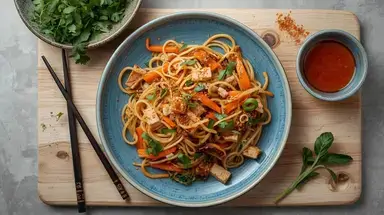 Nudel-Tofu